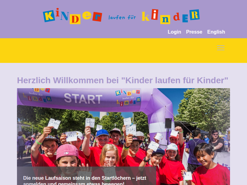 Beer, Jutta Kinder laufen für Kinder