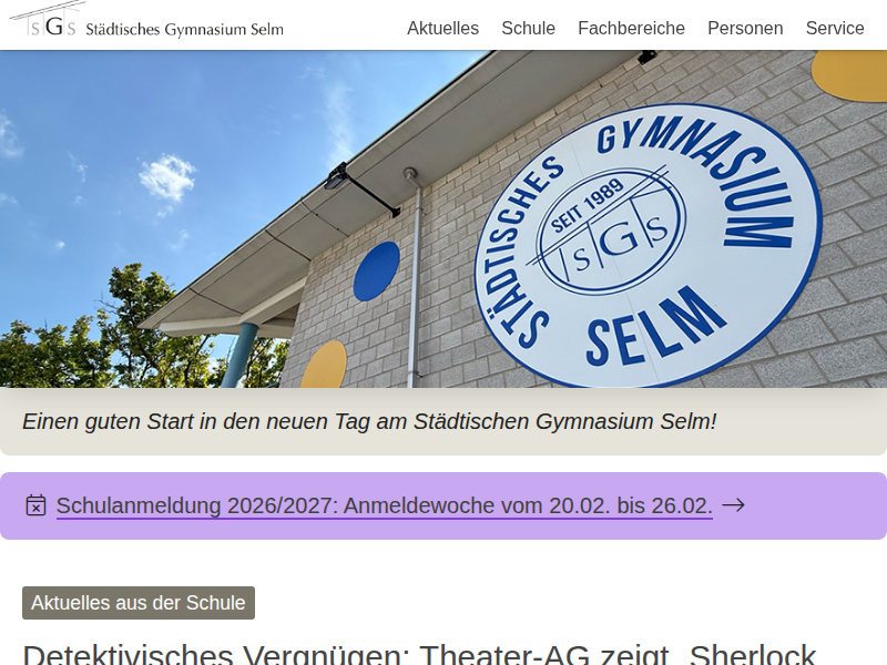 Abitainment 2010: Jahrgangsstufe 13 zeigt interaktives Theaterstück – Städtisches Gymnasium Selm (SGS)