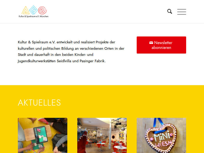 Datenschutz – Kultur und Spielraum e.V.