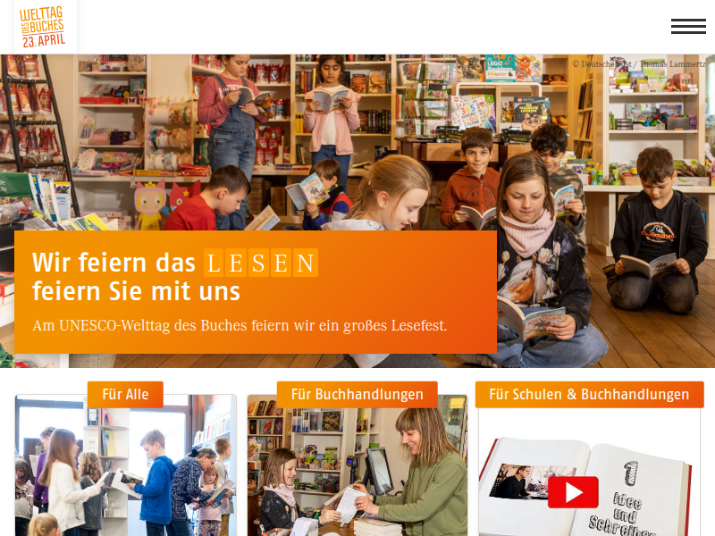 Schreib- und Kreativwettbewerb Welttag des Buches 2026