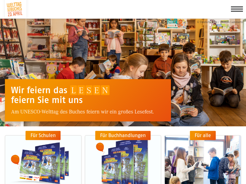 So funktioniert's - Welttag des Buches