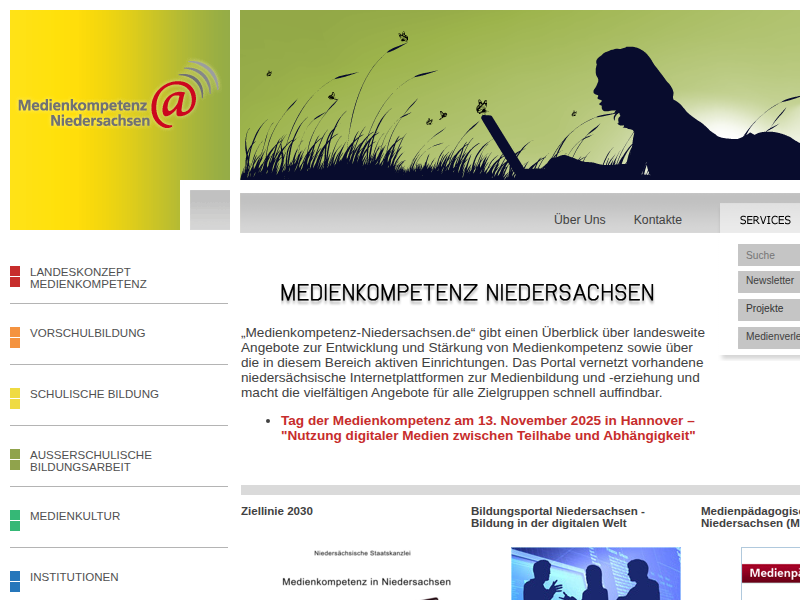 Medienkompetenz Niedersachsen: Start