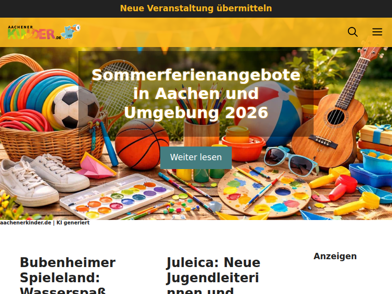 Familientag in der Städteregion Aachen 2019 - aachenerkinder.de