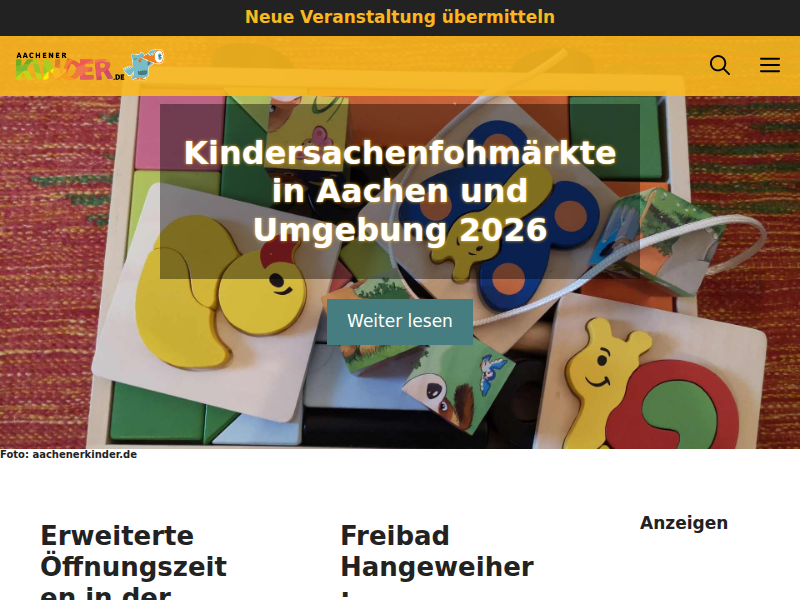 Wasserspielplatz im Tierpark Alsdorf - aachenerkinder.de