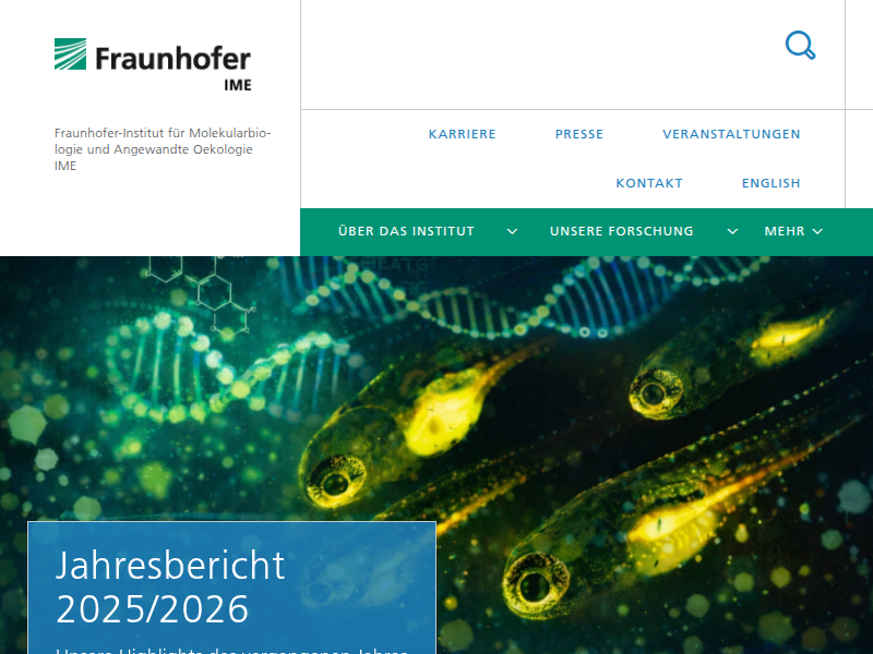 Publikationen der Abteilung Food & Feed Improvement Agents - Fraunhofer IME