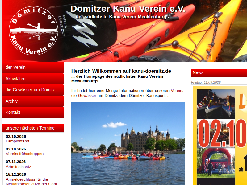 MÜRITZ-ELDE-POST • News • Dömitzer Kanu Verein e.V.
