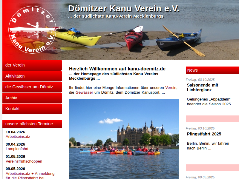 Pfingsttour 2013 - Winsen (Aller) • News • Dömitzer Kanu Verein e.V.