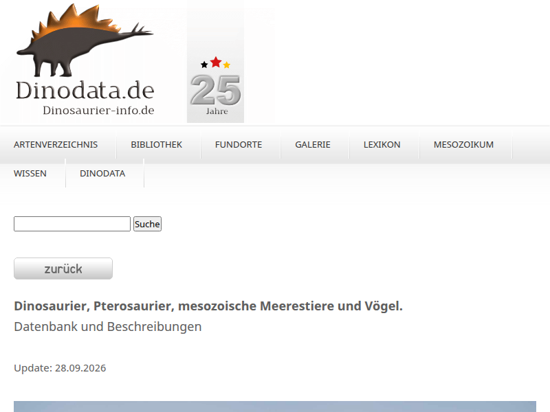 Das Zeitalter der Kreide - Dinodata.de