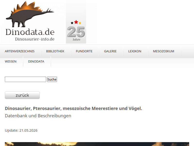 Caviramus schesaplanensis - Beschreibung, Dinodata.de