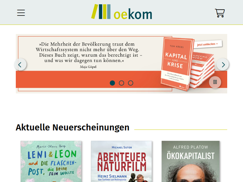 Nachhaltigkeit als Verantwortungsprinzip | oekom verlag