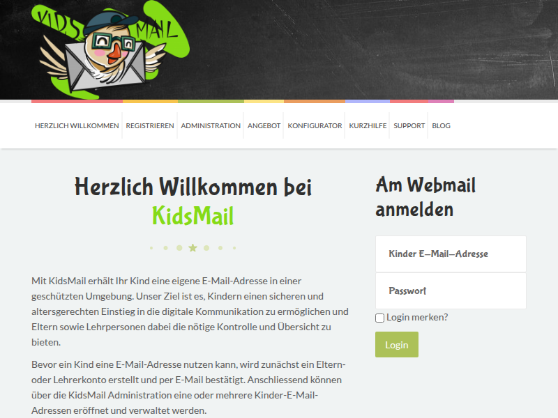 KidsMail E-Mail für Kinder - new