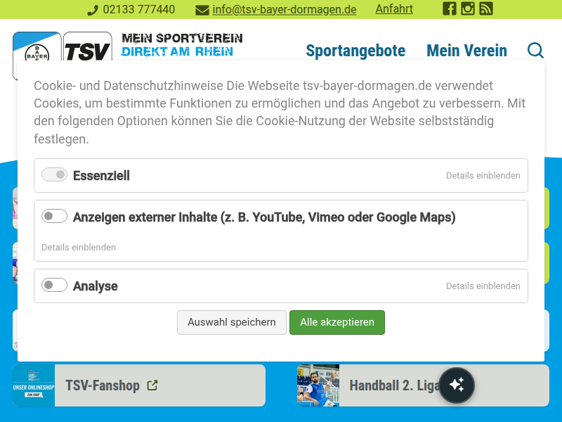 Aron Seesing wird Dormagens Sportler des Jahres und TSV-Fechter Mannschaft des Jahres | TSV Bayer Dormagen 1920 e.V.