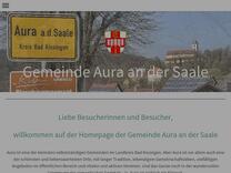 Liebe Besucherinnen und Besucher, - Homepage der Gemeinde Aura/Saale!