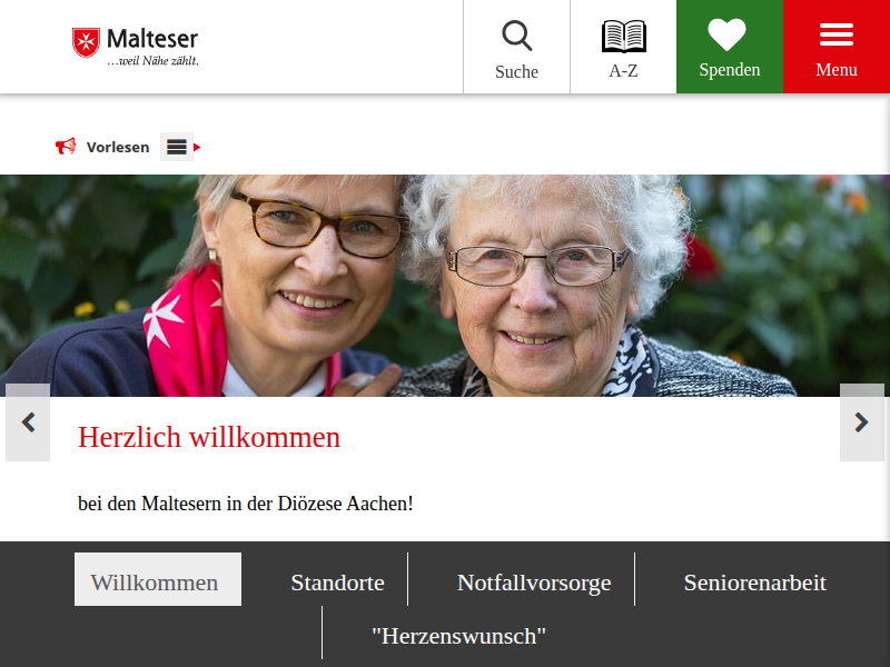 Ehrenamt bei den Maltesern sehr beliebt