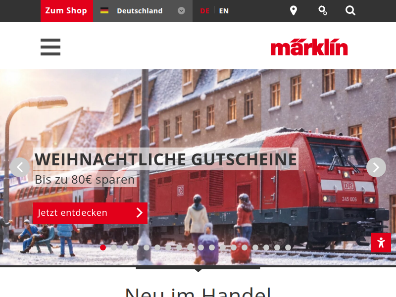 Märklin Start up - Gedeckter Güterwagen Superman | Märklin Website DE