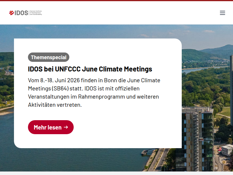 Germany’s funding to the UNDS: towards a better mix for stronger multilateralism - German Institute of Development and Sustainability (IDOS)