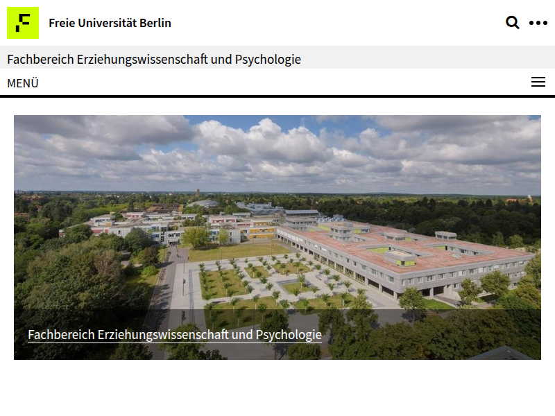 Sebastian Sterl • Masterstudiengang Zukunftsforschung • Fachbereich Erziehungswissenschaft und Psychologie