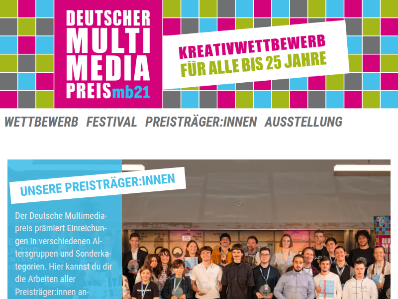 Meum Diarium - Deutscher Multimediapreis mb21