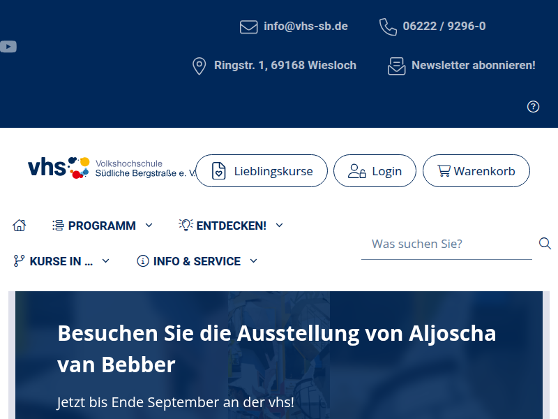 vhs online - vhs Südliche Bergstraße e. V.