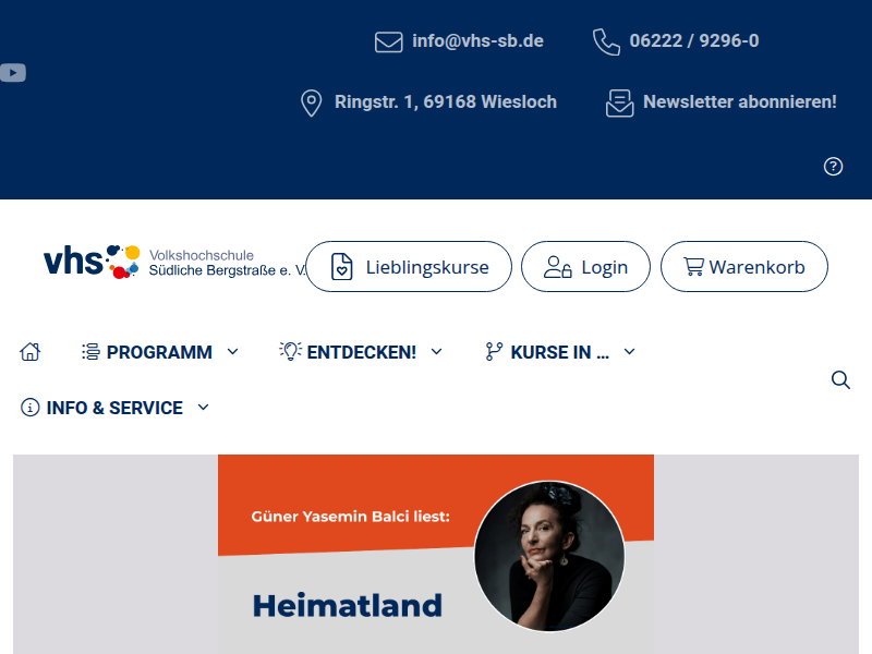 Gesundheit & Prävention - vhs Südliche Bergstraße e. V.