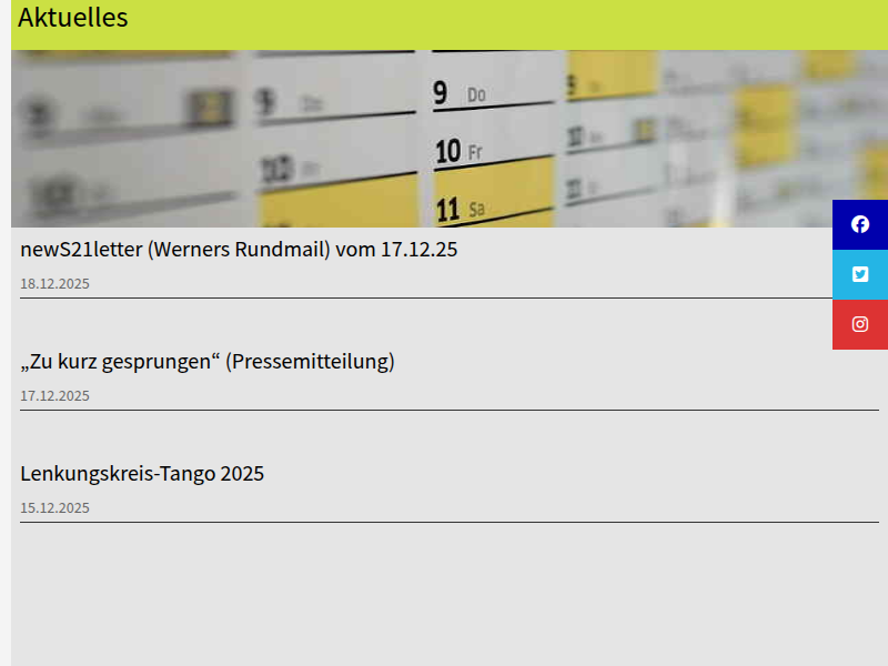 Home - Kopfbahnhof 21