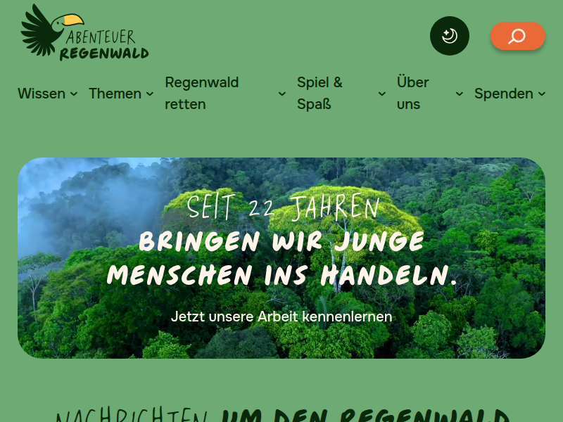 Die Gewinner stehen fest: Deine Aktion für die Elefanten - Abenteuer Regenwald
