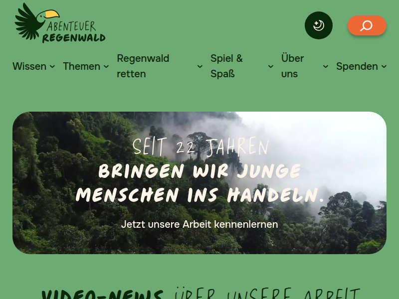 Regenwaldschützer des Monats Mai: Kleines Theater mit großer Wirkung - Abenteuer Regenwald