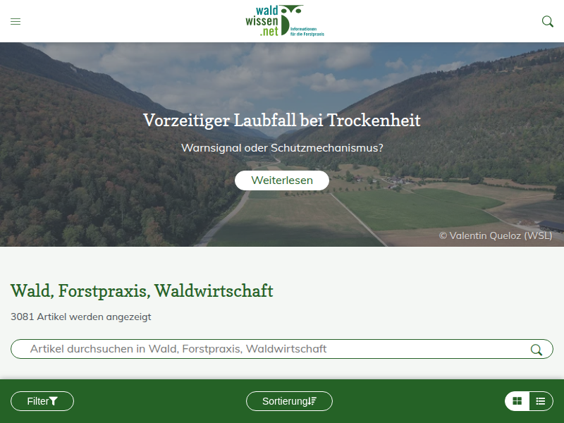 Das Rotwildkonzept des Kantons Zürich - waldwissen.net