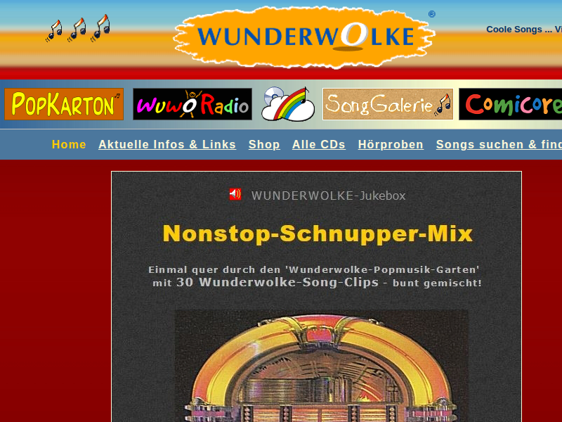 WUNDERWOLKE ® RADIO ... auf Sendung