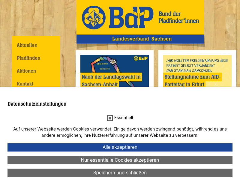 „Das große Krabbeln“ | Bund der Pfadfinderinnen und Pfadfinder e.V. - LV Sachsen