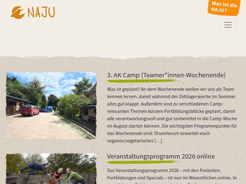 Segeltörn 2017 – NAJU Bayern