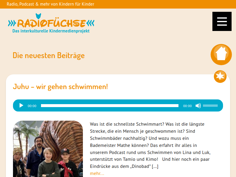 „Da musste ich mich gegen die Elefantenkuh mit so einem Mikrofon verteidigen“ › Radiofüchse