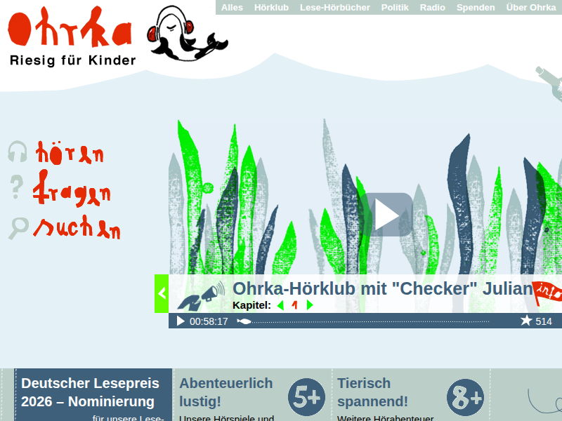 OHRKA e.V.: Wacker, der Schnarchkiesel