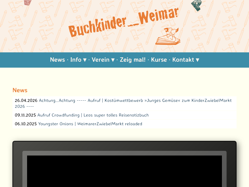 Buchkinder_Weimar # Kurse # Auflage bezüglich Teilnehmer Kaution innerhalb der Kreativ Werkstätten und Ferienangebote | Ferienpass