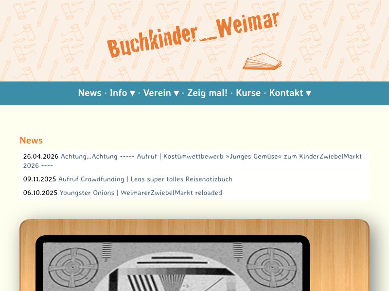 Buchkinder_Weimar # Kurse # Auflage bezüglich Teilnehmer Kaution innerhalb der Kreativ Werkstätten und Ferienangebote | Ferienpass