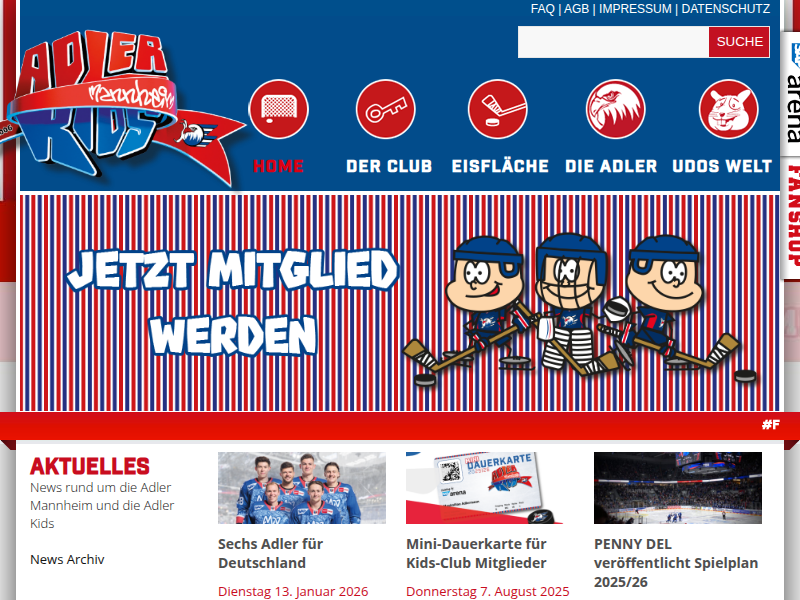 Adler geben 2:0-Führung aus der Hand - Adler Kids Mannheim