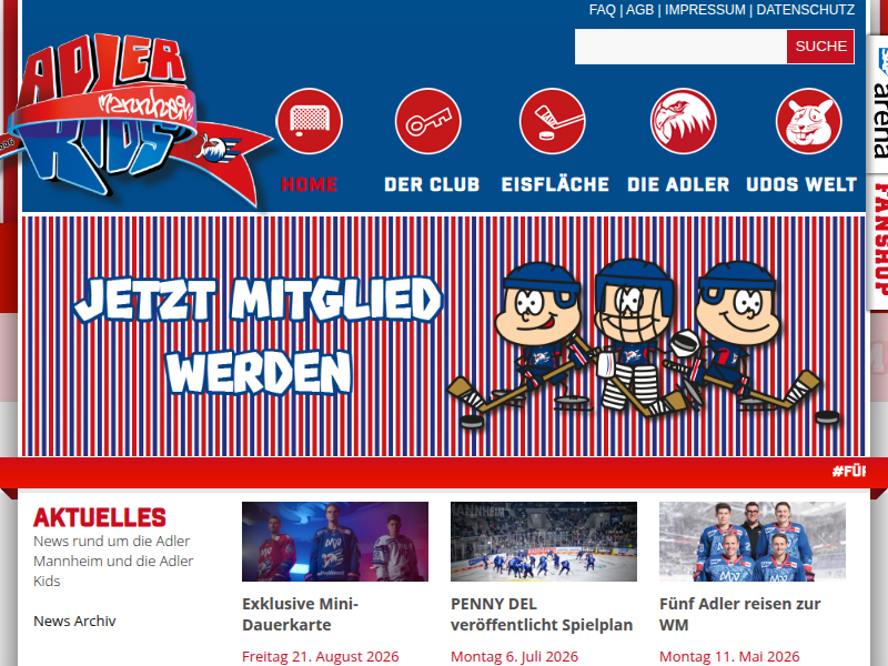 Absage des Adler Kids-Club Bowling - Adler Kids Mannheim