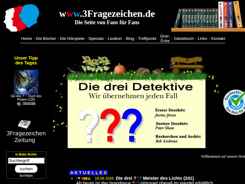3Fragezeichen.de - Bücher - und der Puppenmacher