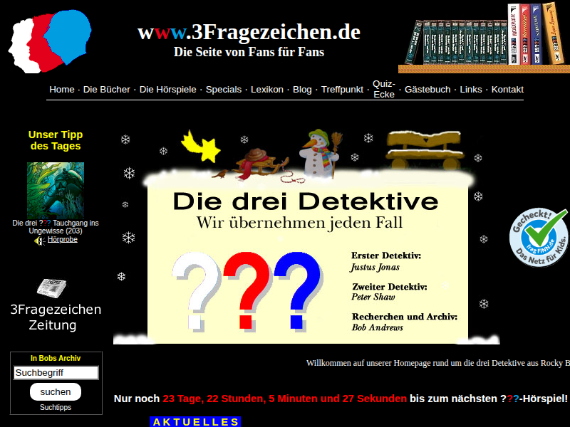 3Fragezeichen.de - Bücher - Das schwarze Monster