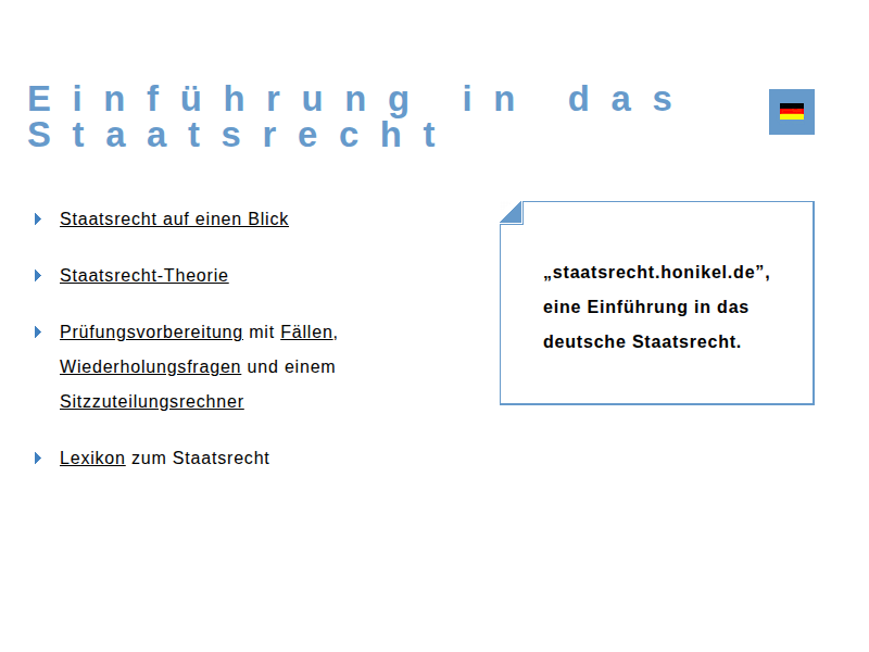 Bundespräsident – staatsrecht.honikel.de