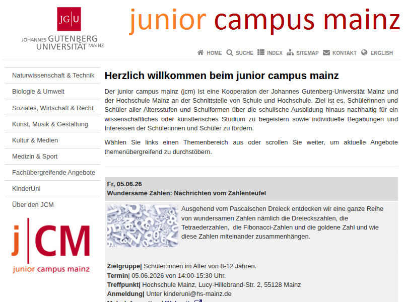 Geoinformatik und Vermessung | junior campus mainz