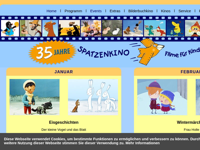 Spatzenkino.de – Bilderbuchkino
