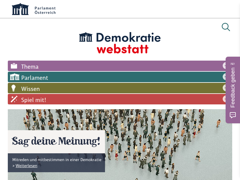 Wasser in Österreich - DemokratieWEBstatt.at