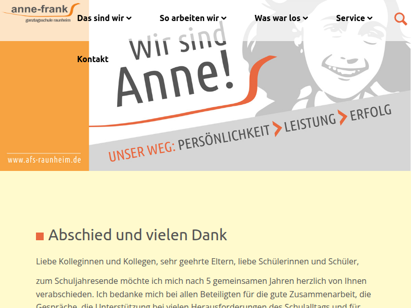 Theater-AG - Anne-Frank-Schule Raunheim