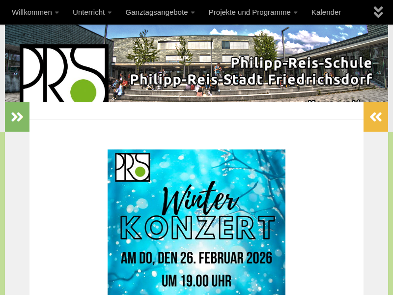 Gute Schulausstattung – Die PRS als „Modell“ – Philipp-Reis-Schule