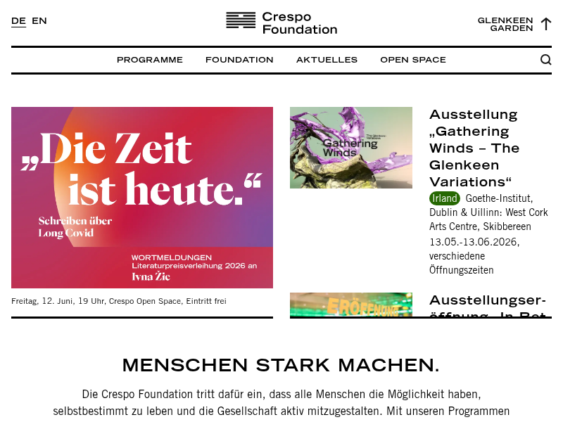 Mit Musik – Miteinander - Crespo Foundation