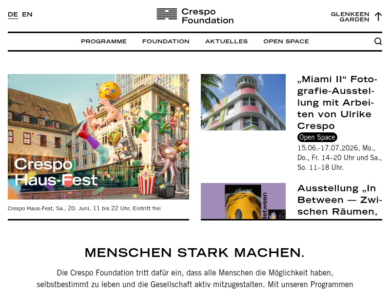 Axel May den Stiftungsrat - Crespo Foundation