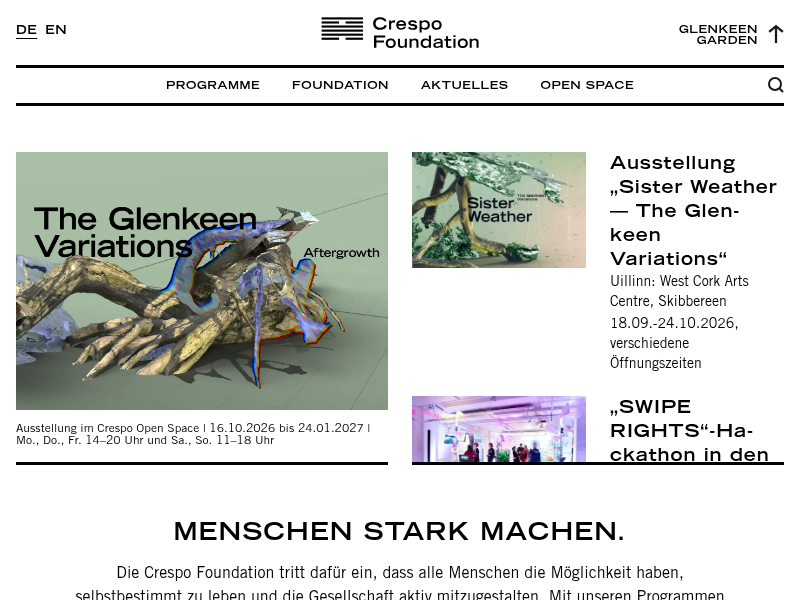 Datenschutz - Crespo Foundation