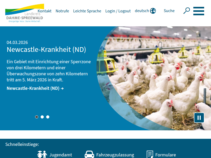 Online-Terminvergabe - Landkreis Dahme Spreewald