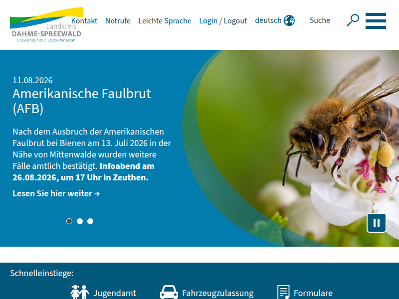 KFZ-Zulassungsbehörde - Landkreis Dahme Spreewald